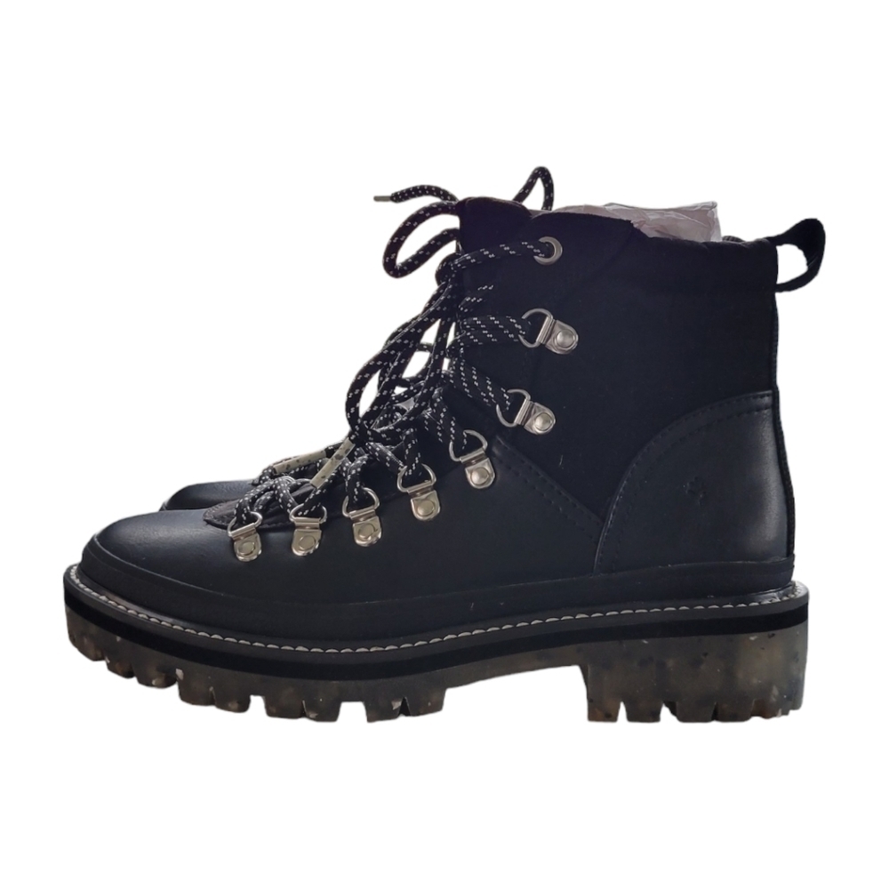 Steve Madden‎ Womens Bunii Faux Leather Combat & Lace-up Boots 7.5 - Picture 5 of 15